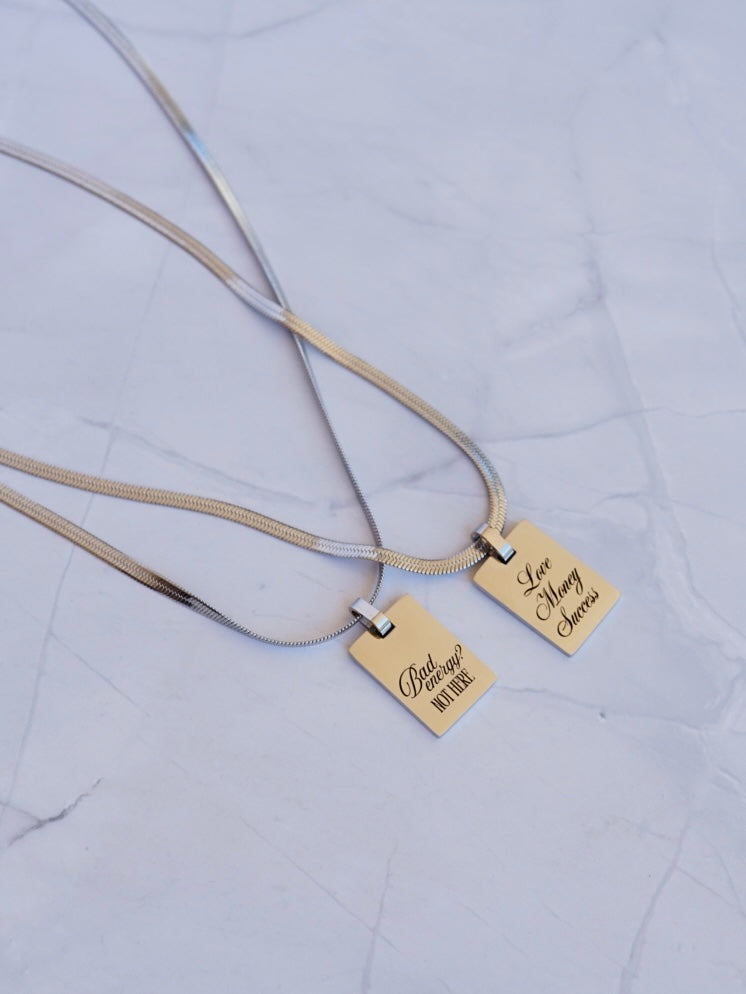 Silver Serpent Necklace